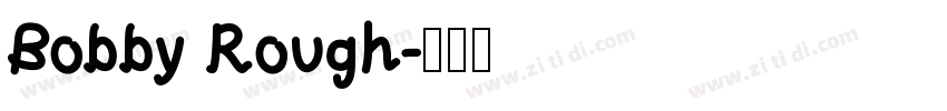 Bobby Rough字体转换